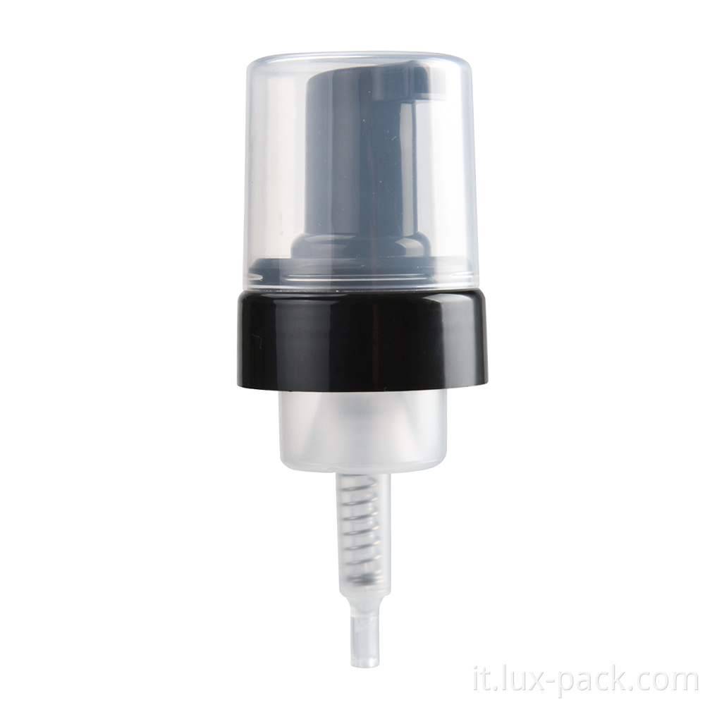 Pompa dell'acqua di spruzzatore in sapone in schiuma di vetro pompa in schiuma da 42 mm